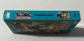 Adventures Of Sonic The Hedgehog Slowwww Going Rare & OOP Cartoon DIC Video VHS 3