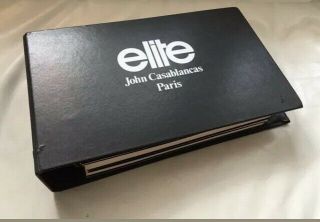 The “ “elite Model Agency Book 1982 John Casablancas /paris Very Rare