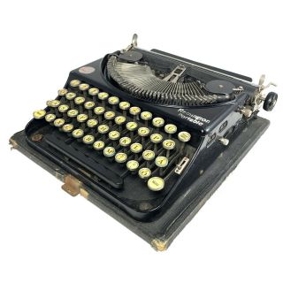 Black Remington Portable No.  2 Typewriter Vtg Antique