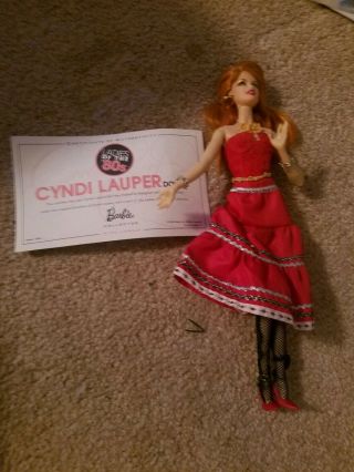 Cyndi Lauper Barbie Ladies Of The 80s Collector Doll