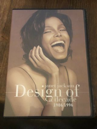 Janet Jackson - Design Of A Decade (dvd,  2001) Rare Oop