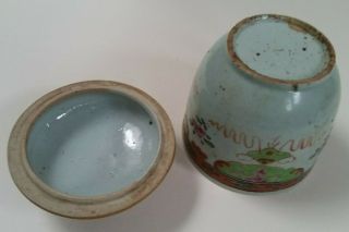 18th century Chinese Porcelain Rice Bowl and Lid. .  ref.  2018 3