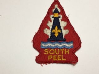 Scout Of Canada - Canadian Scouts Ontario (ont) South Peel District Patch Rare