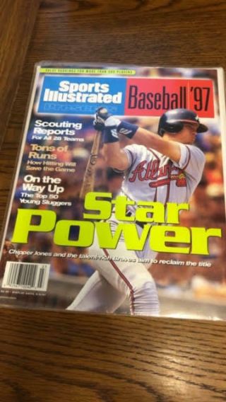1997 Sports Illustrated Presents Baseball Chipper Jones Atlanta Braves Rare