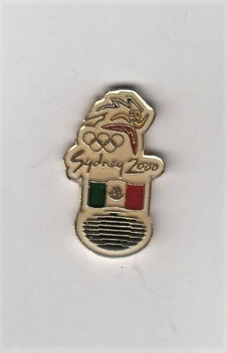 Rare Sydney 2000 Olympic Games Televisión – Tv Media Pin From Mexican Televisa