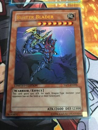 Buster Blader - Yap1 - En006 - Ultra Rare Lightly Played Anniversary Pack Yugioh