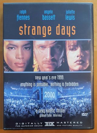 Strange Days (dvd,  1999) Long Out Of Print Flawless Incredible Oop Film Rare