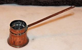 Planished Copper Measuring Cup C Late 19th Century - Early 20th Century