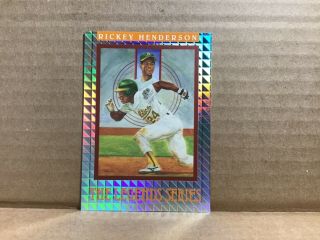 1991 Leaf The Legends Series Rickey Henderson Card /7500 A 