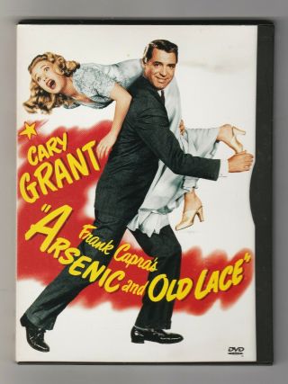 Arsenic And Old Lace Dvd Fullscreen Cary Grant Frank Capra Rare Oop Htf