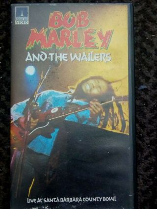 Bob Marley And The Wailers Vhs Cassette Tape - Retro Vintage Rare Collectable