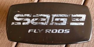 Rare Sage Fly Rods Flyfishing Logo Metal Trailer Hitch Cover Fly Fishing