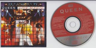 Queen Band Freddie Mercury Rare Live Magic 1986 Uk Cd Fcs2763