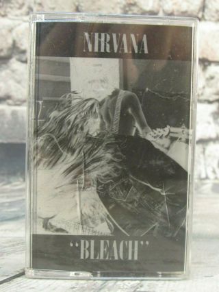 Nirvana Bleach Cassette Tape Rare Vintage Sub Pop