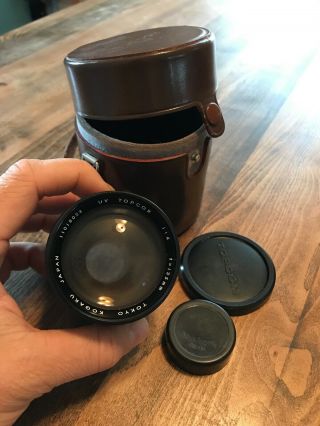 Tokyo Kogaku Uv Topcor 135mm F4 Lens For Auto Topcon Vtg Film Cameras Japan Rare