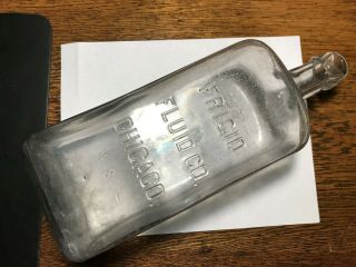 Antique Frigid Fluid Embalming Fluid Bottle