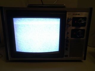 Rare Vintage 1970’s Sony Trinitron Kv - 1215 12 " Television Color Tv Portable