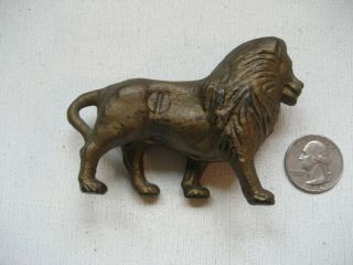 Antique Cast Iron Lion Still Bank