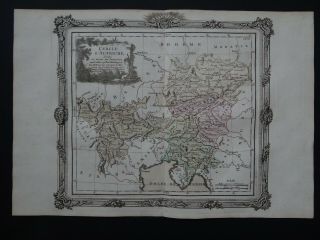 1766 Brion De La Tour Atlas Map Austria - Cercle D 
