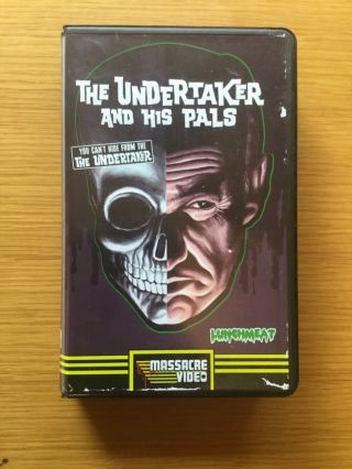 The Undertaker And His Pals Vhs Massacre Video Rare Htf Lunchmeat