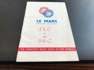 Le Mans - - 24 Hour Race - - - 1951 - - - Rare Booklet
