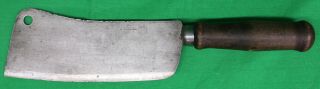 Antique S.  Richard Southbridge Ma Meat Cleaver Knife