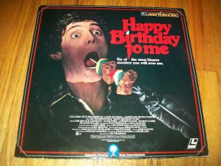 Happy Birthday To Me Laserdisc Ld Very Rare Scary Horror