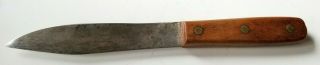 Antique Trade Knife With Plains Sheath 10.  5 "