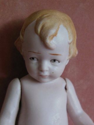 Antique Amburg German La&s Mibs All Bisque Doll 6 "