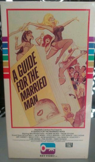 A Guide For The Married Man Vhs Rare Walter Matthau & Inger Stevens