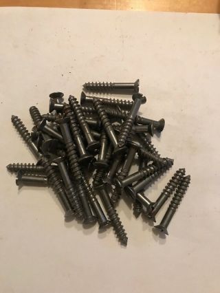 Vintage Slotted Wood Screws (1/4) 1 1/2 Inch Length 40 Count