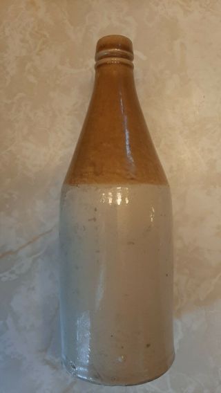 Antique 1800’s Stoneware/crock Beer Bottle Grosvenor Pottery - Glasgow,  Scotland