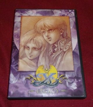 Ys Legacy Rare Oop 3 Dvd Box Set Ys Book One,  Book Two,  And Ys Ii,  Bilingual