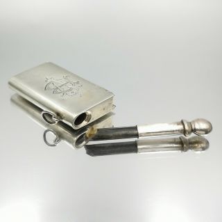 Very Rare Solid Silver 900 Striker Lighter Feuerzeug