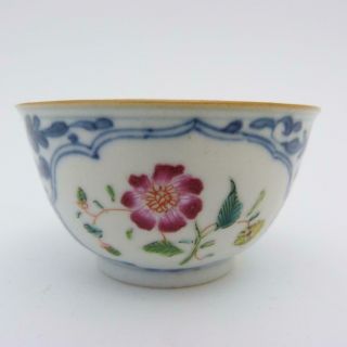 Chinese Export Ware Porcelain Tea Bowl,  18th Century,  Yongzheng Period