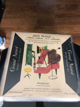 Rare - Jazz Piano Erroll Garner Pete Johnson Grand Awards Records Jazz Lp