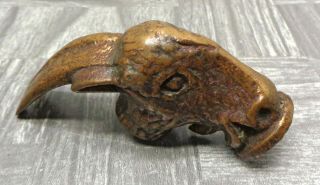 Rare 1920s Promotional Mitteldorfer Straus Goat Head Bronze Claw Hammer Head