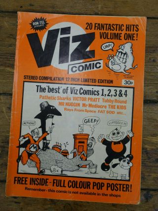 Rare Viz Comic Best Of Issues 1,  2,  3,  4 Nov.  1983.
