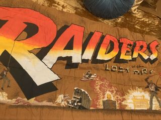 Rare Vintage Raiders Of The Lost Ark Indiana Jones Sleeping Bag