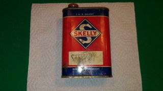 Rare Oil Can Skelly Oil Co