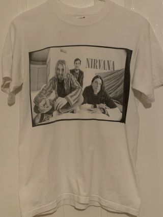 Rare 1996 Vintage Kurt Cobain Nirvana T Shirt 90 