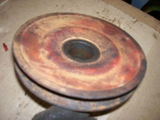 Vintage Ji Case 311 Gas Tractor - Engine Front Pulley - 1958