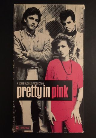 Pretty In Pink Vg Vhs 1986 Paramount Rare Edition John Hughes