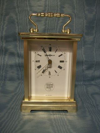 Vintage Rare German Howard Miller Desk Clock Germany