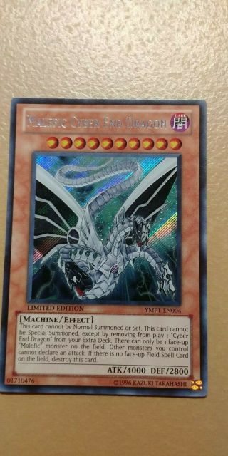 Yugioh Malefic Cyber End Dragon Ymp1 - En004 Secret Rare