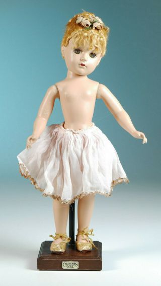 Vintage 17 " Madame Alexander Ballerina Doll Hard Plastic