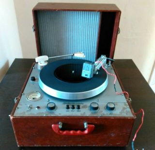 Presto K11 Recording Lathe - Rare Record Cutter 1c Head W/ Blanks Video
