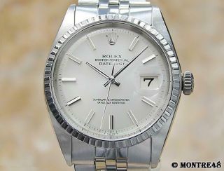 Rolex 1603 Swiss Made Automatic 36mm Stainless Steel Rare 1969 Men 