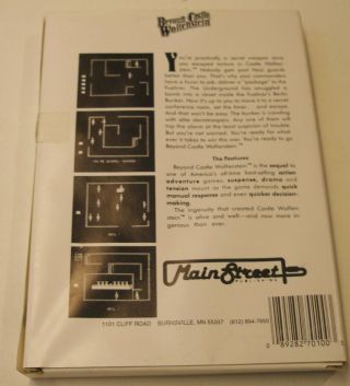 VERY RARE Beyond Castle Wolfenstein for the IBM PC/XT/AT - in the Box 2