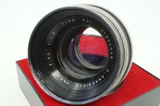 EXTREMELY RARE P.  ANGENIEUX PARIS 50MM F1.  5 TYPE S21 LENS TECHNICIAN SERVICED 3